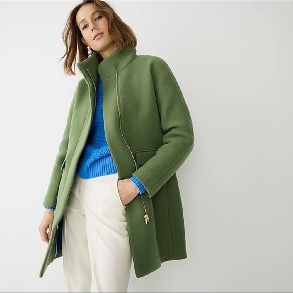 Jcrew New cocoon coat in Italian stadium-cloth